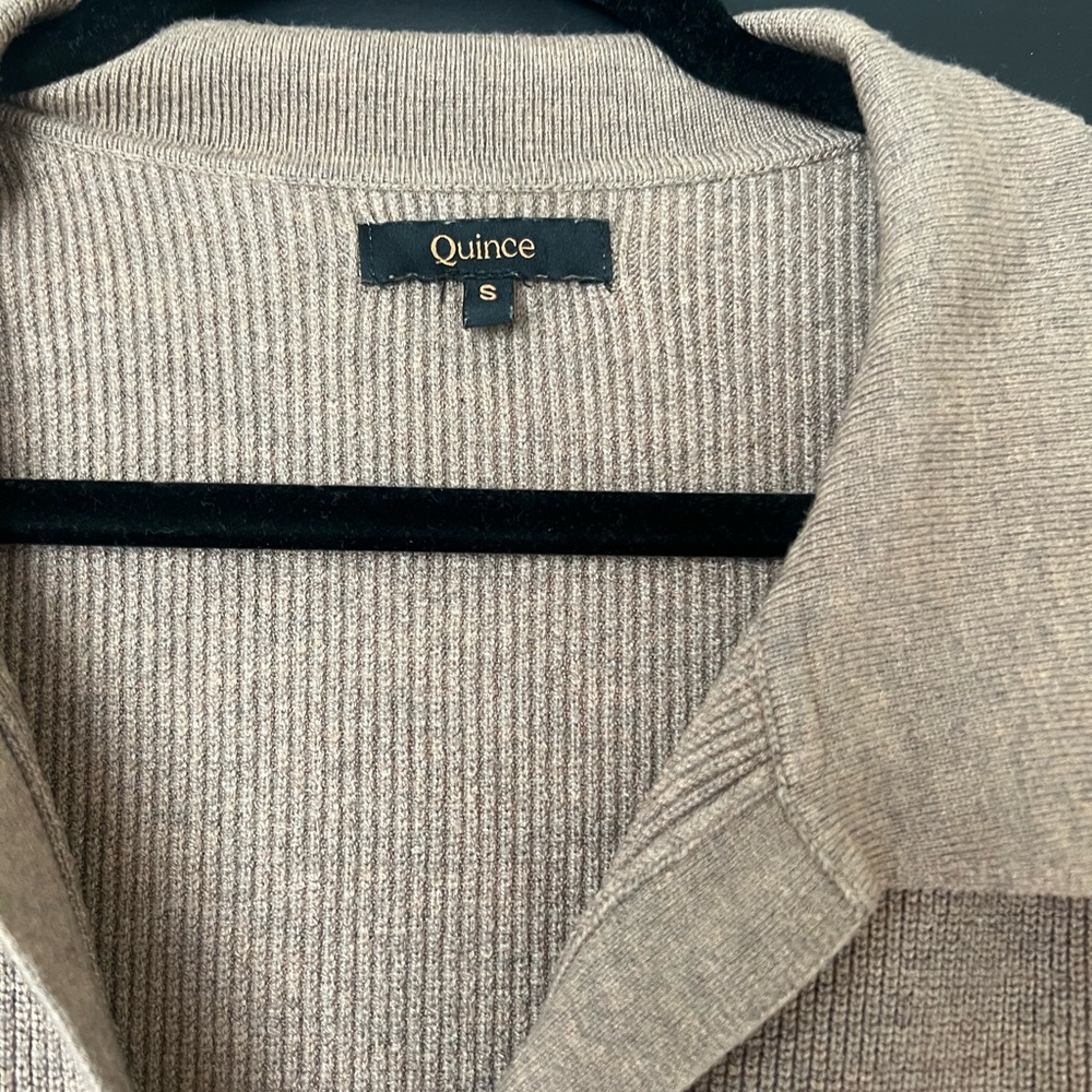 Quince Button-up Sweater Dress - Picture 3 of 5